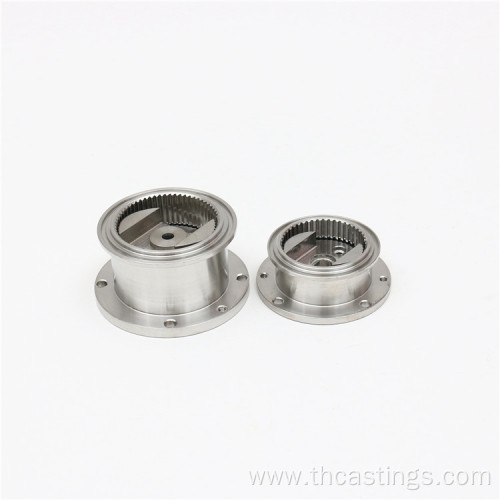 cnc machining SS304 custom gear broaching flange accessories